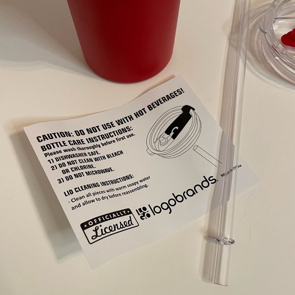 Red KC Chiefs Tumbler with Handle - Picture 9 of 10